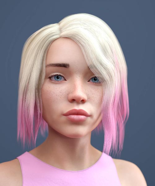 Gemma and Gemma Hair for Genesis 8 Female