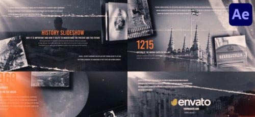 Videohive - Historical Photography Slideshow for After Effects - 48235448