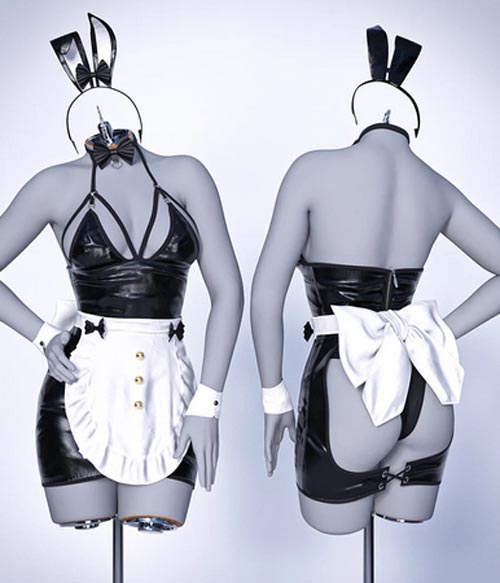 dForce Bunny Maid Outfit for Genesis 9, 8 and 8.1 Female