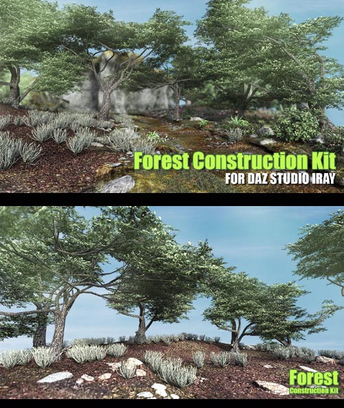 Forest Construction Kit for DS Iray