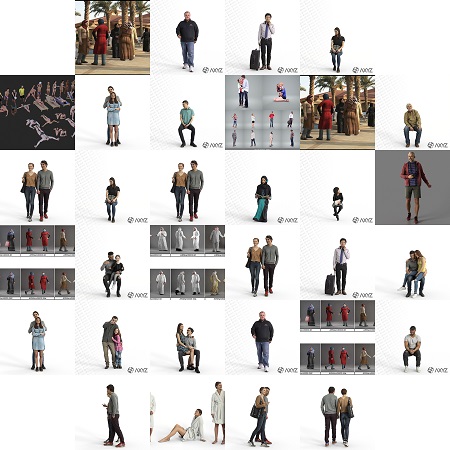 AXYZ 3D People Collection