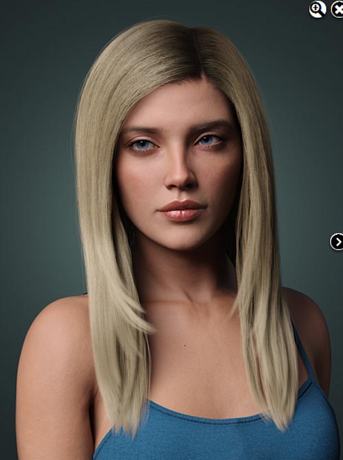 Renne Hair with dForce for Genesis 9