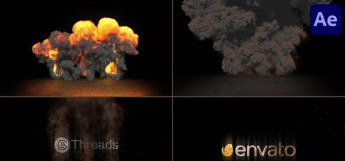 Videohive - Fast Explosions Logo Reveal for After Effects - 48432100
