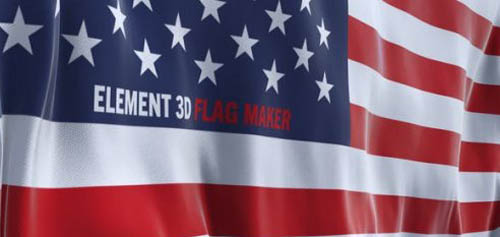 Videohive - Element 3D Flag Maker - 48202447
