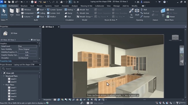 Udemy – Mastering Kitchen Interior Design with Revit