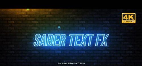 Videohive - Saber - Text Effects - 27469607