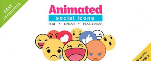 Videohive - Animated Social Icons - 15382428