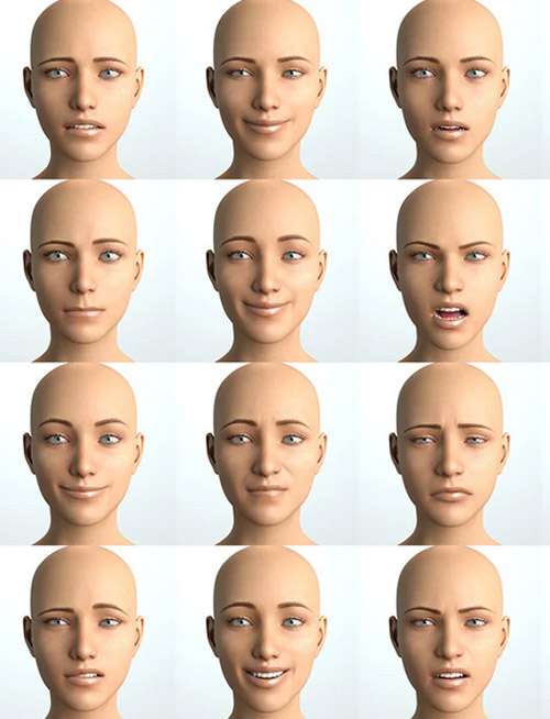 VN Expressions for Genesis 8 Females (DAZ STUDIO)