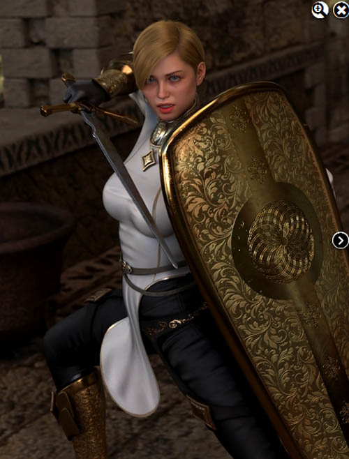 Imperial Cadet Poses Set for Genesis 8 and 8.1 Females