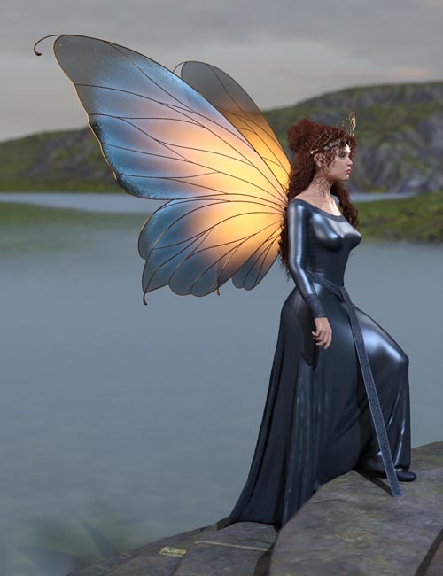 Aethereal Fairy Wings for Genesis 9 and 8