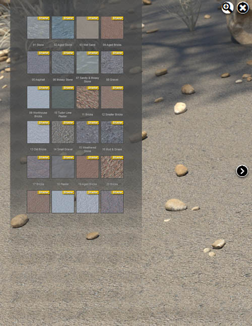 Grunge Brick, Stone, and Ground Iray Shaders Vol 1