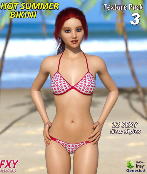 Hot Summer Bikini Textures 3 - G8F