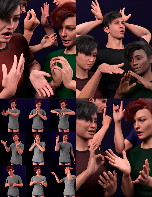 Compendium of Dialogue Gestures for Genesis 9 Bundle