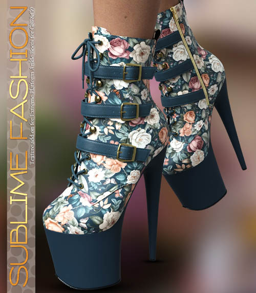 Sublime Fashion for Extreme Platform Ankle Boots for G8F&G9