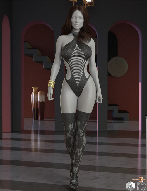 VERSUS - Fishnet Bodysuit for G8F and G9F