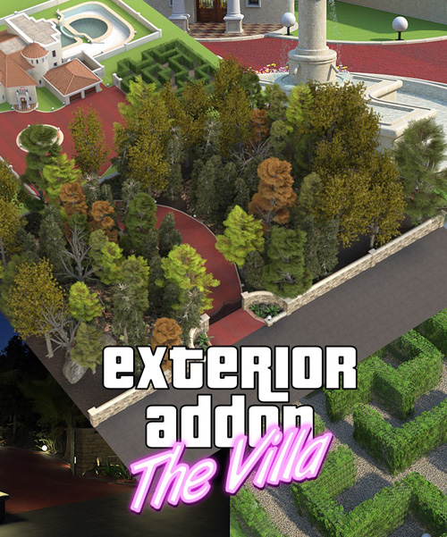 The Villa - EXTERIOR ADDON for Daz Studio