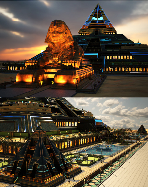 XI Futuristic Pyramid