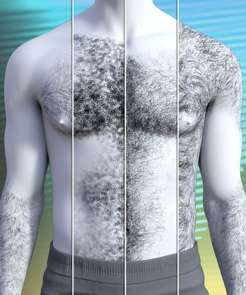 Jepe's Masculine Body Hair Project for Genesis 9