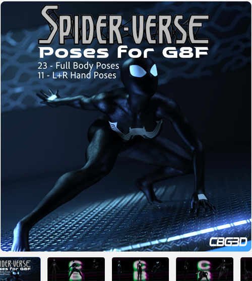 Spider-Verse Poses for G8F