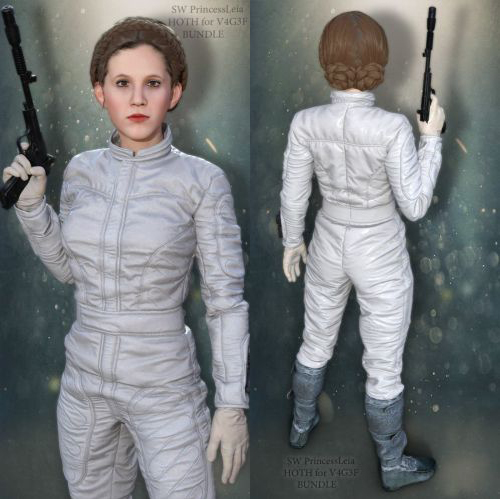 SW Princess Leia Hoth Bundle for V4G3F