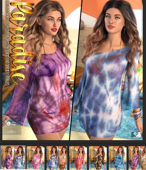 Paradise for dForce Beachy Coverup Dress for G8G8.1F