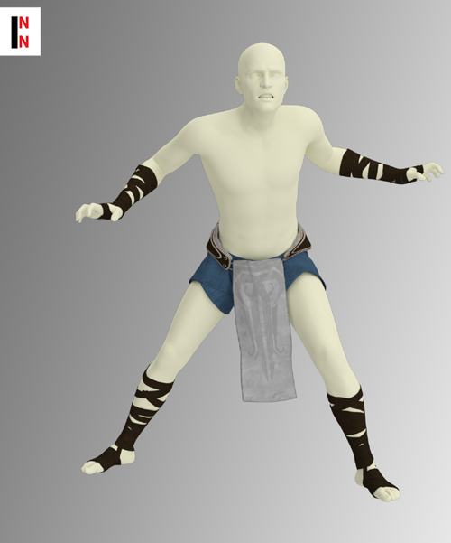 Baraka Outfit For Genesis 8 Male