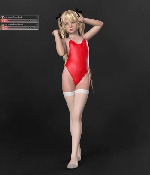 HX Marie Rose Morph + 30 Poses for G8.1 Female and Genesis 9