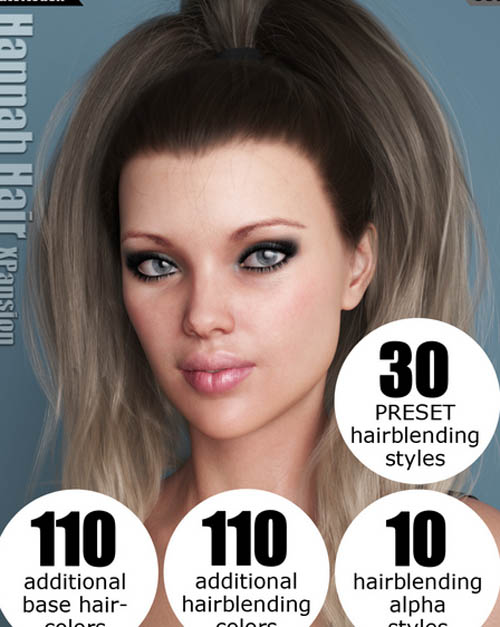 OOT Hairblending 2.0 Texture XPansion for Hannah Hair