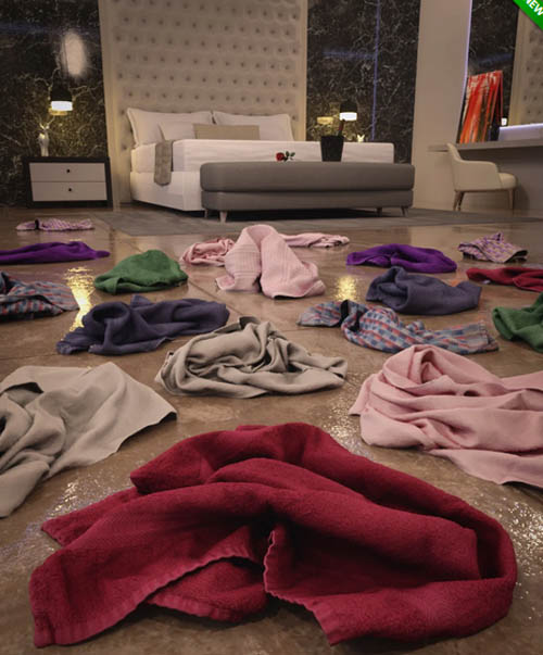 Towels On The Floor
