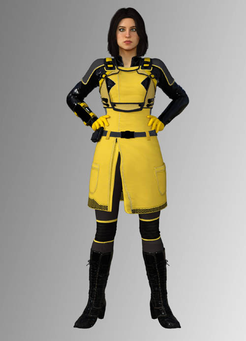 MCU Scientist Supreme Outfit for Genesis 8 Female