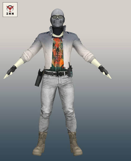 COD - Ghost Senpai Outfit for Genesis 8 Male
