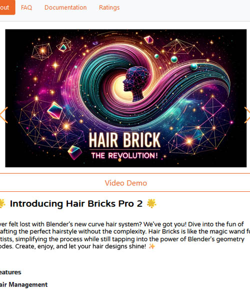 Blender - Hair Brick Pro (v2.0)