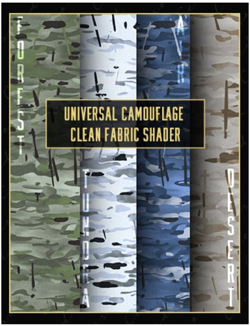 Universal Camouflage Clean Fabric Shader