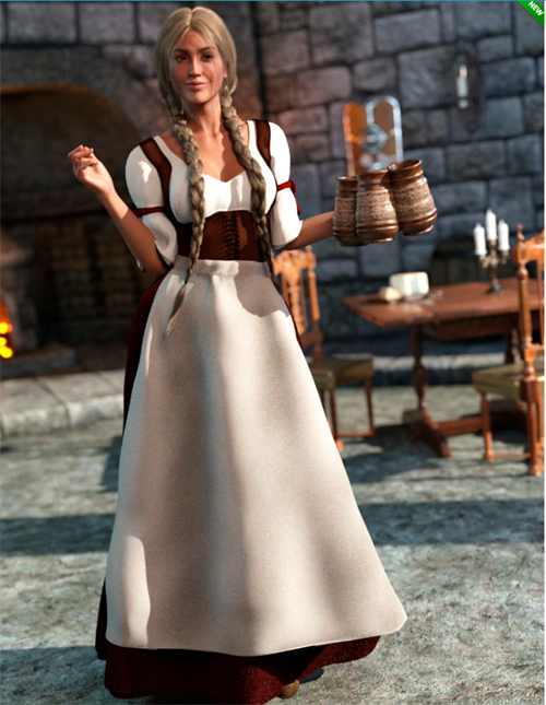 dForce Tavern Maid for Genesis 9