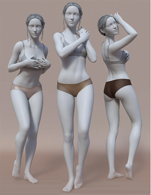 Skintight Poses Collection for Genesis 9, 8.1 and 8 Females