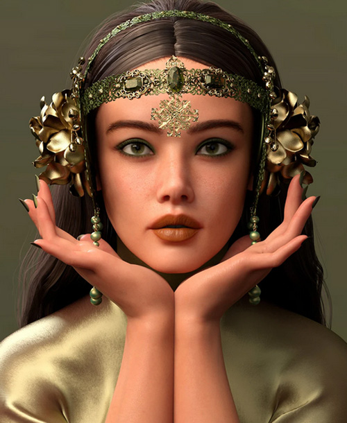 Bohemian Headdress for Genesis 9