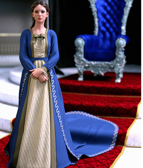 dForce Gown of Fantasy 6 for Genesis 9