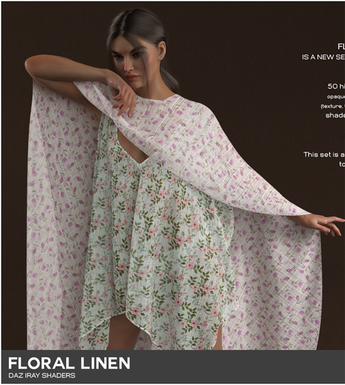 Daz Iray - Floral Linen