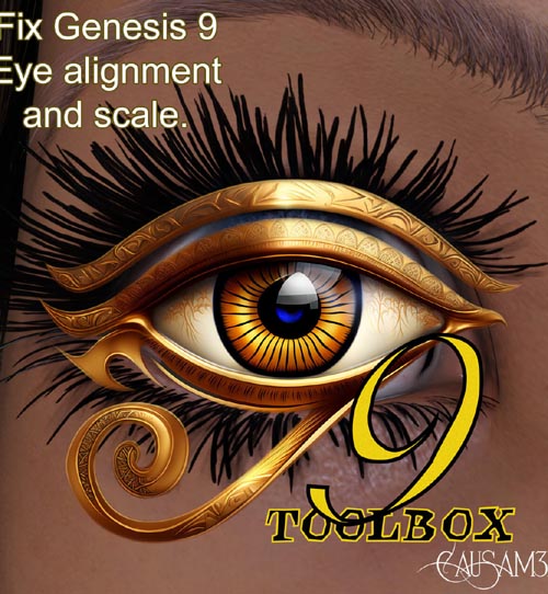 Eye Nine Toolbox Eye Alignment Utility for Genesis 9