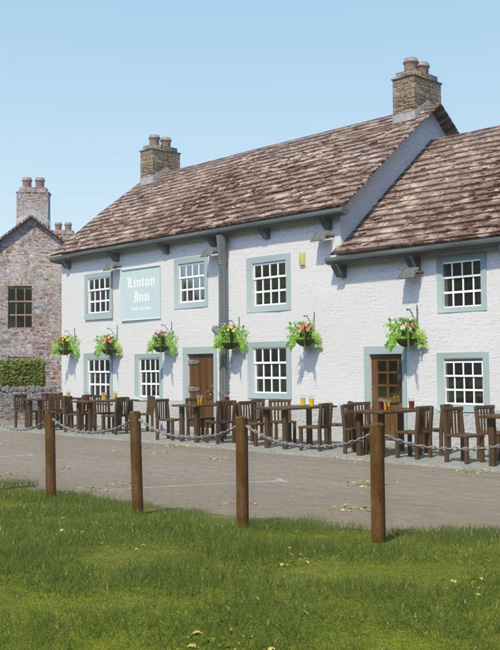 An English Village for Daz Studio