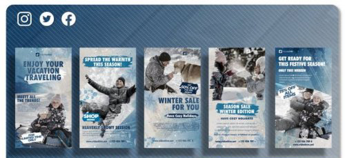Videohive - Winter Sale Instagram Stories - 49156197