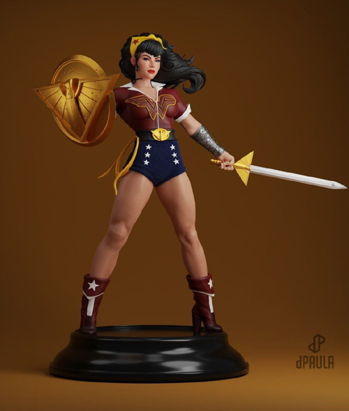 Wonder Woman Bombshell 3D Print