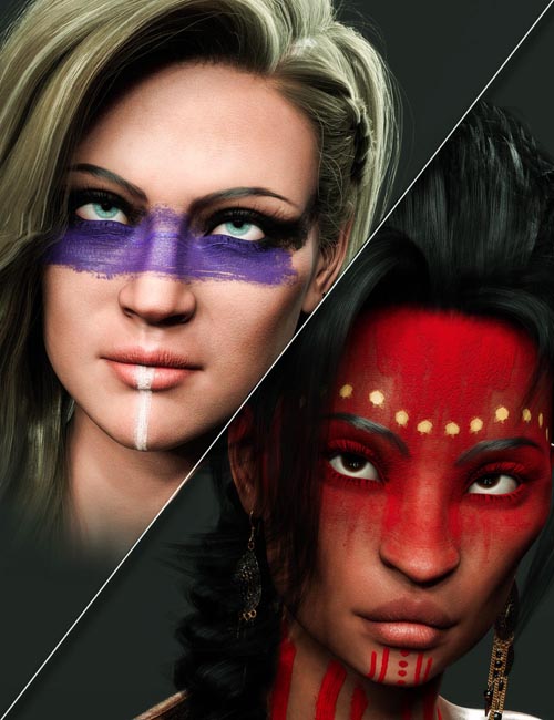 Twizted Warpaint for Genesis 8.1 Females