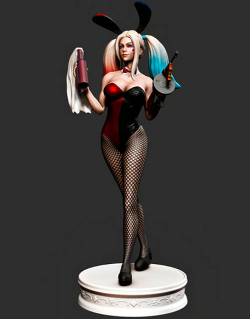 STL File Bunny Quinn 3D model