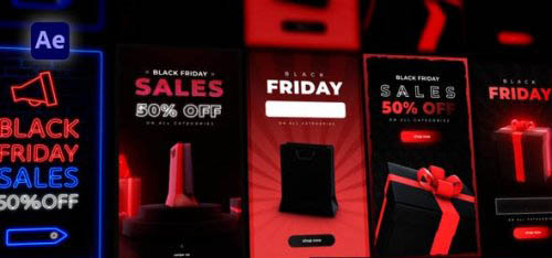 Videohive - Black Friday Sales Stories - 49146901