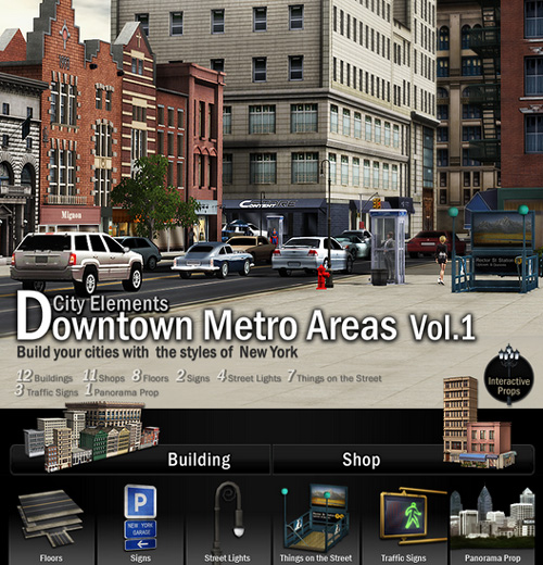 City Elements - Downtown Metro Areas Vol.1