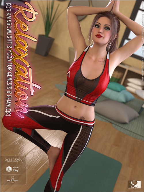 Relaxation for Yoga Clothing for Genesis 8 Female(s)
