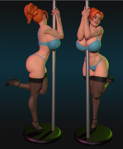 Stripper Jane 3D printable