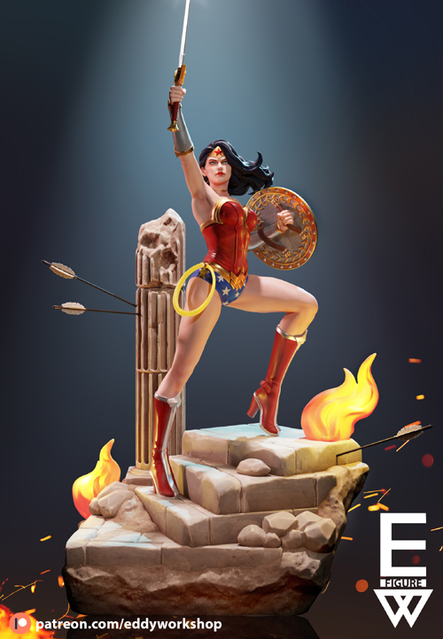 Eddy Workshop - Wonder Woman 3D Print