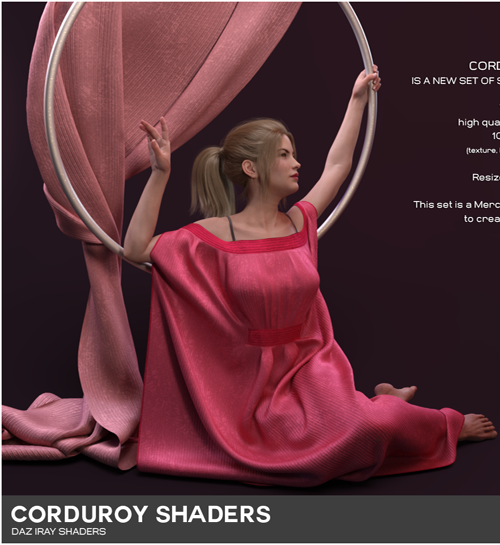 Daz Iray - Corduroy Shaders